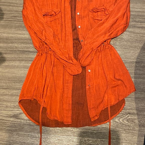 Red LE CHÂTEAU Cardigan, Size XXS - Picture 3 of 3